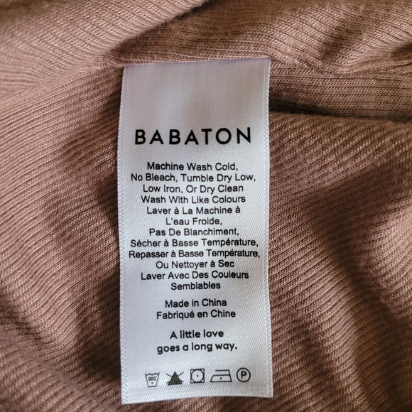 Aritzia Babaton scoop neck ribbed tank thong bodysuit size XS - Picture 10 of 11